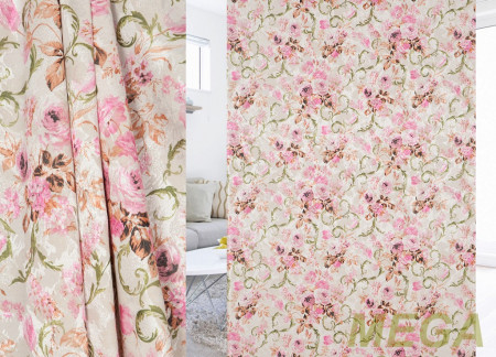 Ткани портьерные Печать Жаккард GL PP1086-2/150 P Pech