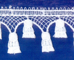 Кружево № 4005723 шир 40мм(уп.9м)