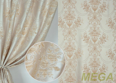 Ткани портьерные Многоцвет Жаккард CM 7635-V1/280 PJac"3D"