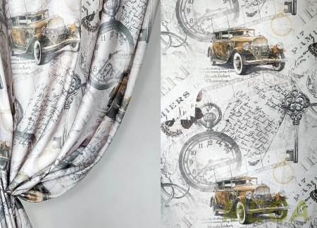 Ткани портьерные Печать Сатен HNY PT1090-HT382-03/280 P Pech