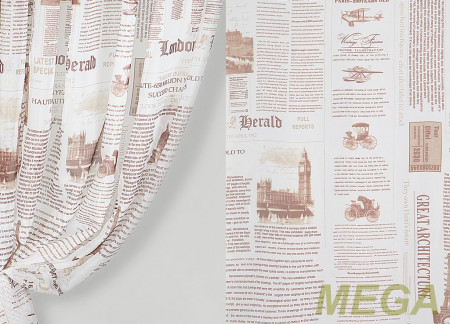 Ткани портьерные Печать Сатен HH ZXY1554-02/280 P Pech