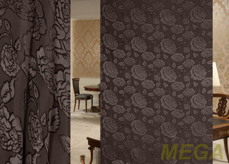 Ткани портьерные Однотон Жаккард MYX BRT918-17/150 P