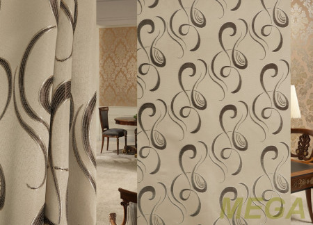 Ткани портьерные Рельеф Жаккард HTRS9-147/150 P Jak