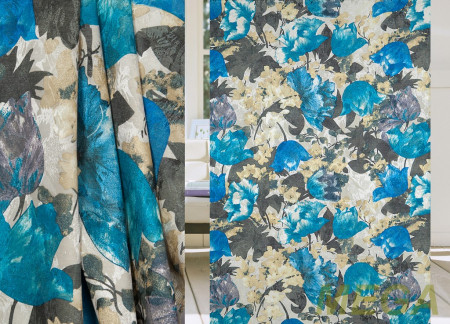 Ткани портьерные Печать Жаккард GL PP1026-2/150 P Pech