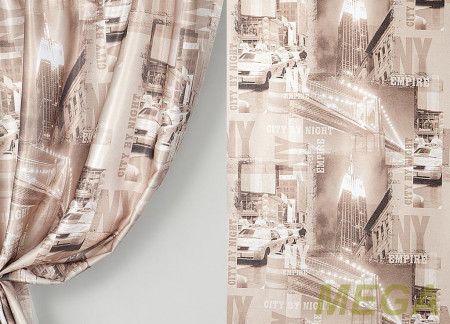 Ткани портьерные Печать Сатен ERT ST1083-3/280 P Pech