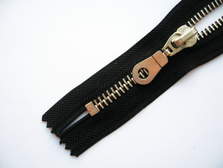 Молния металл никель Т-8 1 замок Неразъемная 16см в Калуге