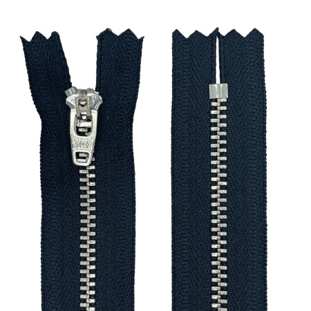 Молния металл джинсовая Т-4 никель Неразъемная 18см в Калуге