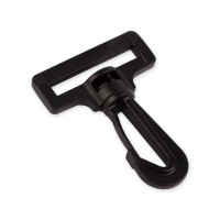 Карабин пластик поворотный шир.32мм.