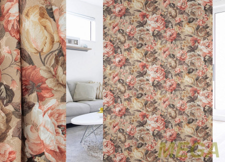 Ткани портьерные Печать Жаккард GL PP1105-1/150 P Pech