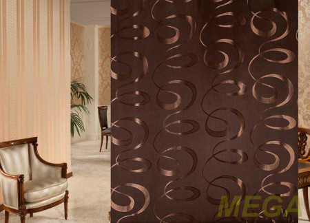 Ткани портьерные Однотон Жаккард HT AND121-22/280 P Jak