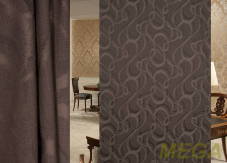 Ткани портьерные Однотон Жаккард LL ZELI56-H2243/280 P