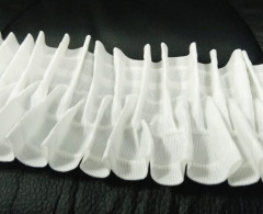 Шторная тесьма 100мм №1005 Т матовая бабочка 2 нитки (кор.18 шт по 50 метр)