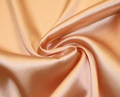Атлас Сатин 100% п/эстер 100гр/м погон гладь (Персиковый)