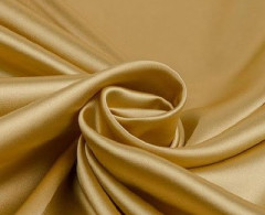 Атлас Сатин 100% п/эстер 100гр/м погон гладь (Золото)