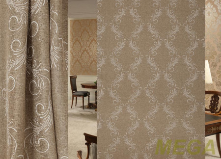 Ткани портьерные Печать Блэкаут HNY FPF1003-HT621-02/280 BlPech