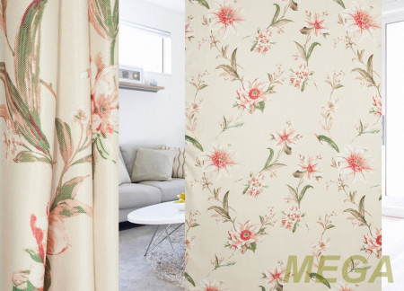 Ткани портьерные Печать Сатен ERT MS5025-3/280 P Pech