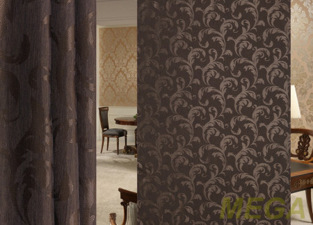 Ткани портьерные Однотон Жаккард HT FY1150-22/280 P Jak