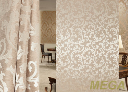 Ткани портьерные Однотон Жаккард HT AND334-23/150 P Jak