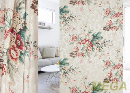 Ткани портьерные Печать Жаккард GL PP1094-2/150 P Pech