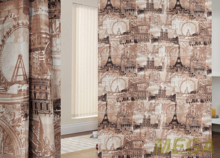 Ткани портьерные Печать Блэкаут HH ZXY2206-01/280 BlPech