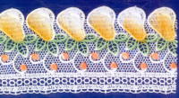 Кружево № 750024 шир 75мм(уп.9м)