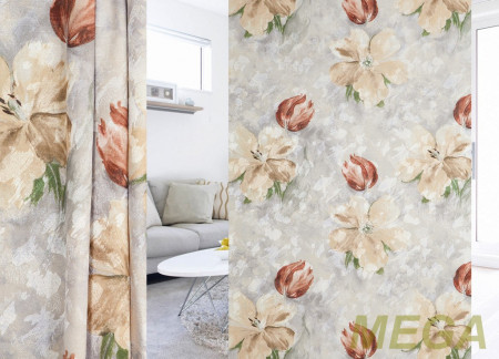 Ткани портьерные Печать Жаккард GL PP1081-1/150 P Pech