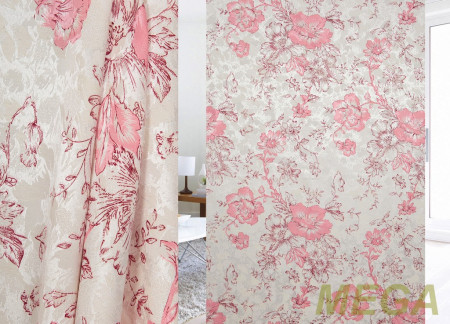 Ткани портьерные Печать Жаккард ERT DP268-3/150 P Pech