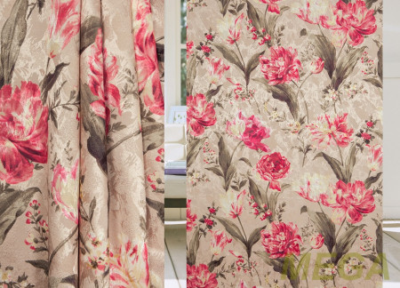 Ткани портьерные Печать Жаккард GL PP1104-3/150 P Pech