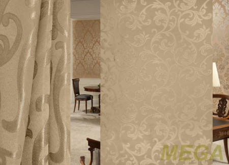 Ткани портьерные Однотон Жаккард HT5056-3004/150 P Jak