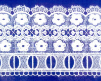 Кружево № 10505557 шир 105мм (уп.9м)