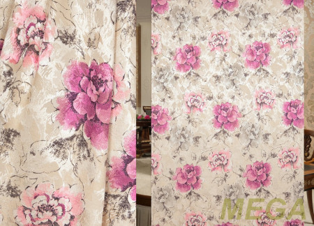 Ткани портьерные Печать Жаккард GL PP1131-1/150 P Pech