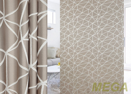 Ткани портьерные Многоцвет Жаккард HM 18015-3/280 PJac