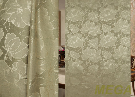 Ткани портьерные Однотон Жаккард ERT AND1327-25/150 P Jak