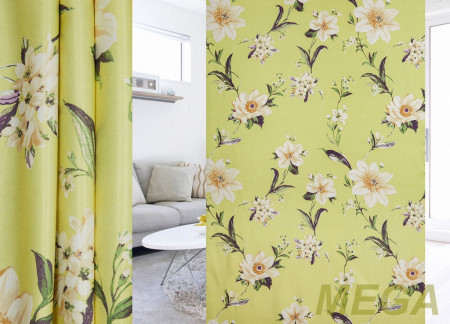 Ткани портьерные Печать Сатен ERT MS5025-2/280 P Pech