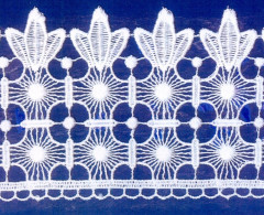 Кружево № 8005166 шир 80мм(уп.9м)