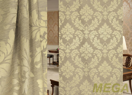 Ткани портьерные Однотон Жаккард GL FY1152-18/150 PJak