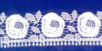 Кружево № 5505156 шир 55мм(уп.9м)