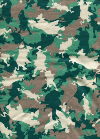 Полотно трикотажное Кулирка 30/1 набивная в рулоне  в Калуге