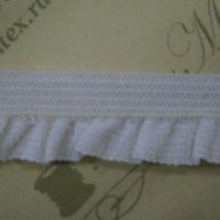Резинка рюшевая  вязаная 15мм в Калуге