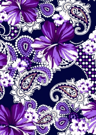 Полотно трикотажное Кулирка 30/1 набивная в рулоне  в Калуге