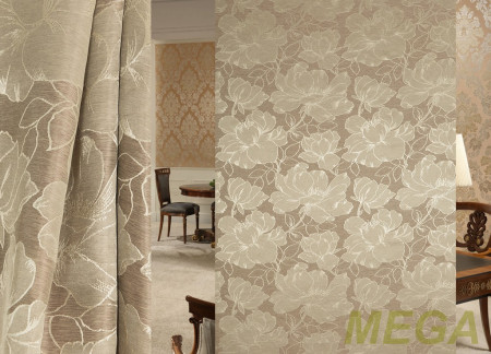 Ткани портьерные Однотон Жаккард ERT AND1327-24/150 P Jak